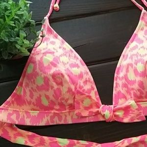 Victoria's Secret Swim - Victoria's Secret Leopard Triangle Bikini Medium Victoria's Secret Swim - Victoria's Secret Leopard Triangle Bikini Medium